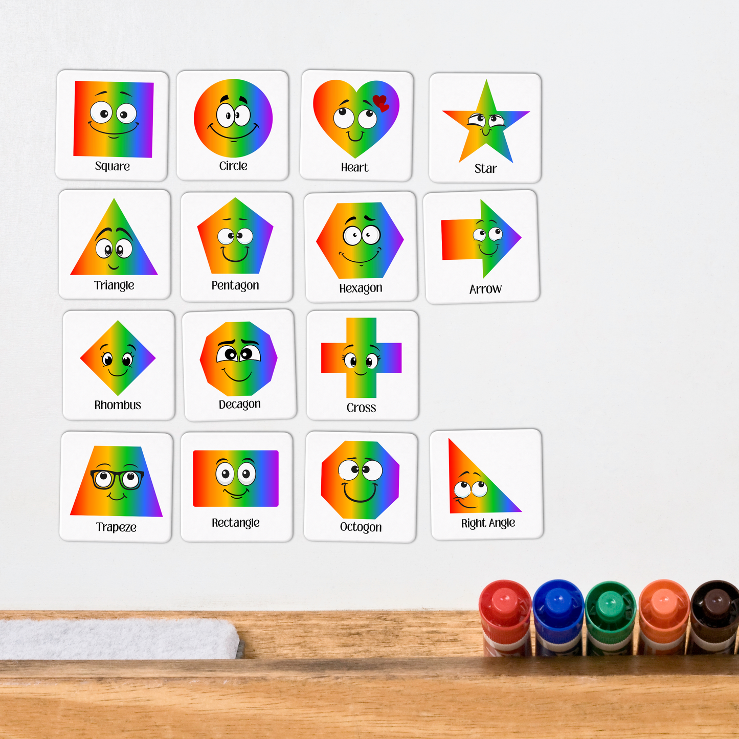 TISMAG™ Shapes Series Button Magnet Collection