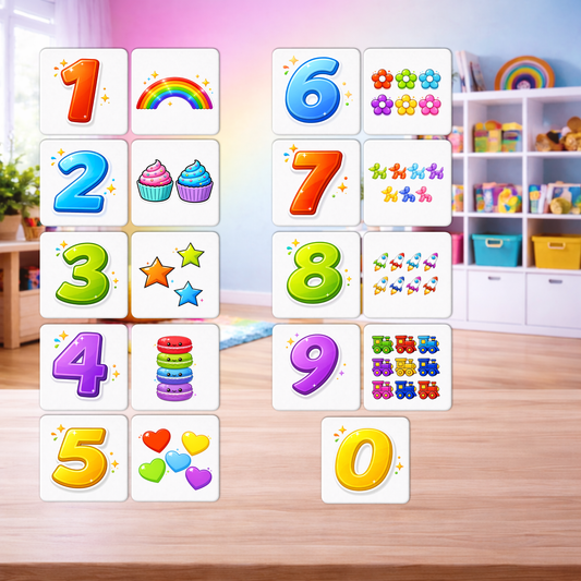 TISMAG™ Classic Number Counting Button Magnet Collection