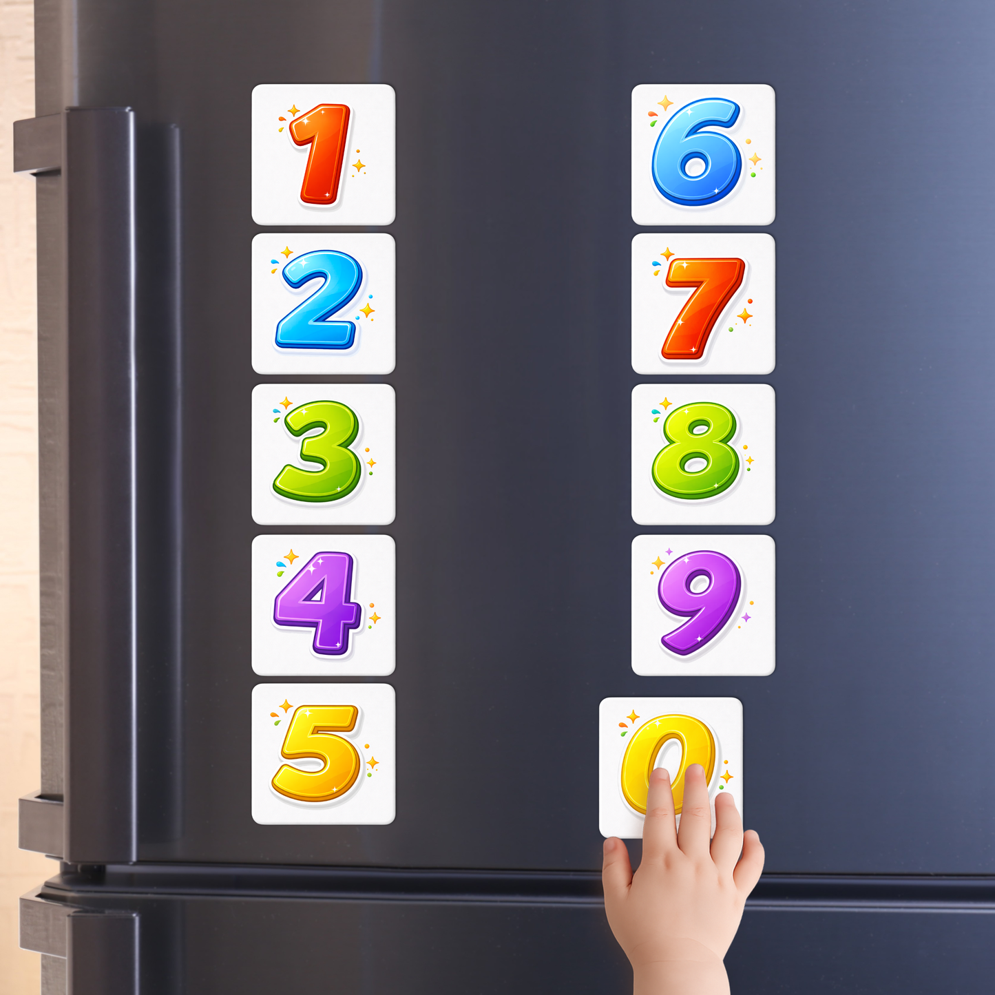 TISMAG™ Classic Number Counting Button Magnet Collection