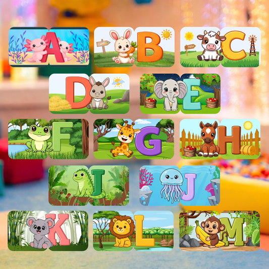 TISMAG™ Animal Alphabet Puzzle Collection (A–Z)